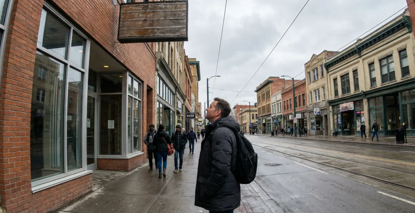 Professional business signage on Calgary commercial street capturing customer attention
