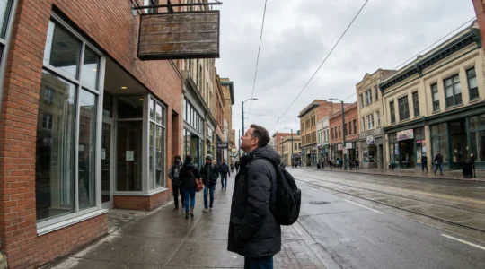 Professional business signage on Calgary commercial street capturing customer attention